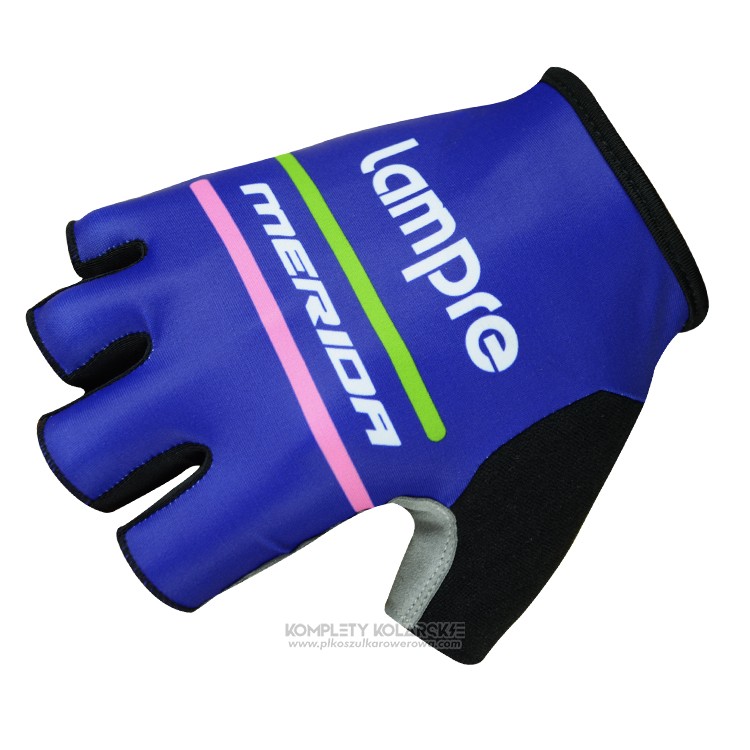 2015 Lampre Rekawiczki Cycling Niebieski